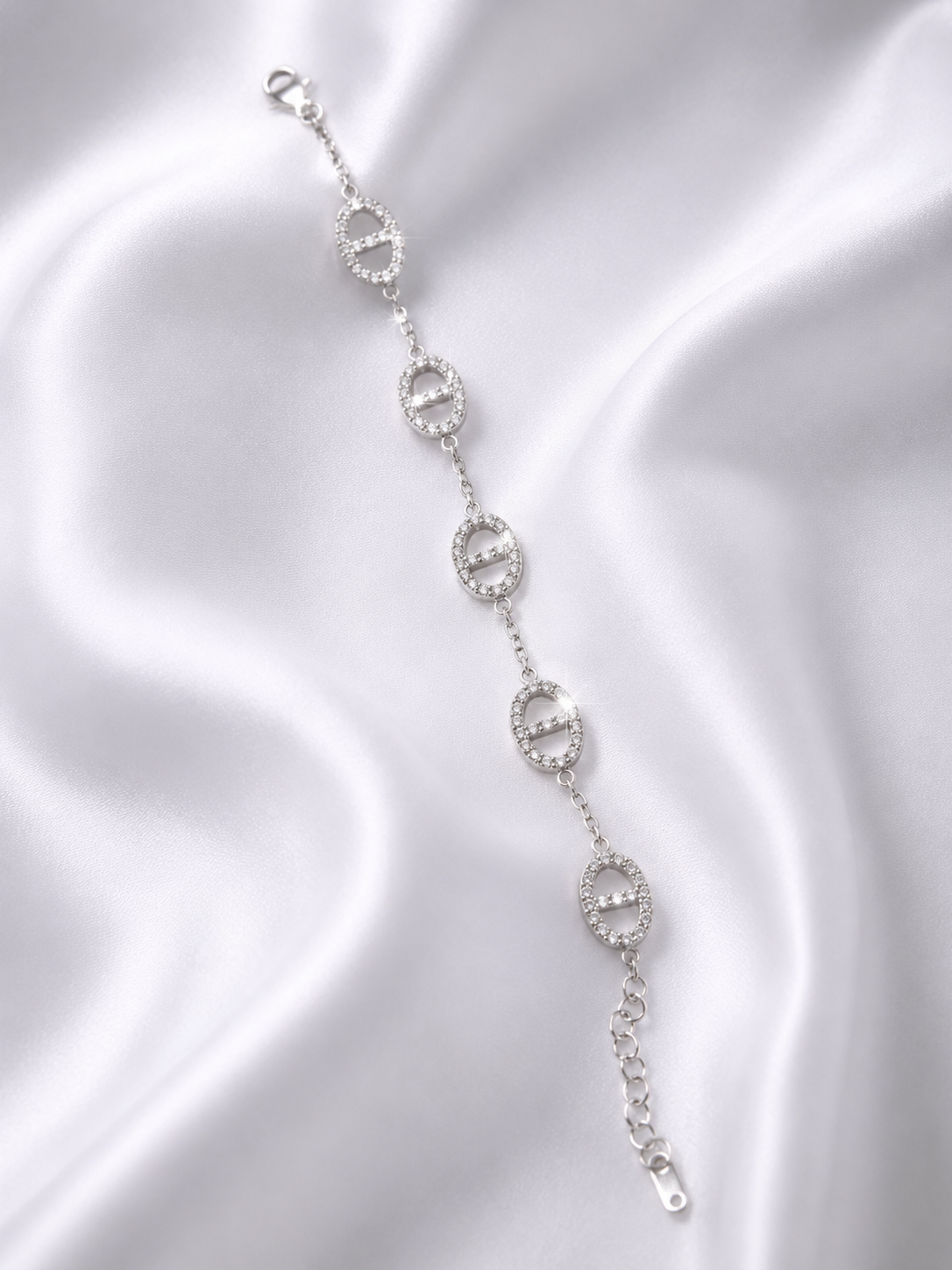 Lumivelle Circle Armband versilbert